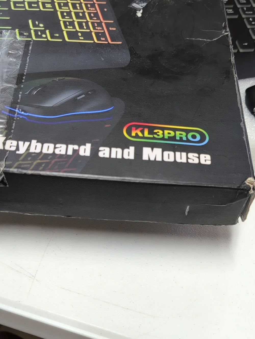Black Wireless Keyboard and Mouse Combo. (95)